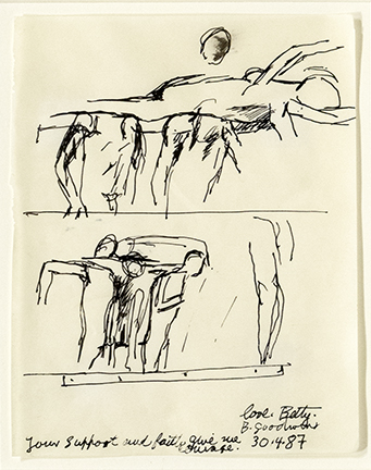 Betty Goodwin Sketchbook page